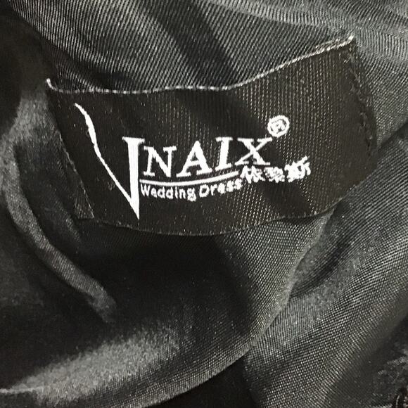 FORMAL SZ 4  S Black Glitter tulle corset lace up prom gown maxi dress NEW B101 - Picture 4 of 8